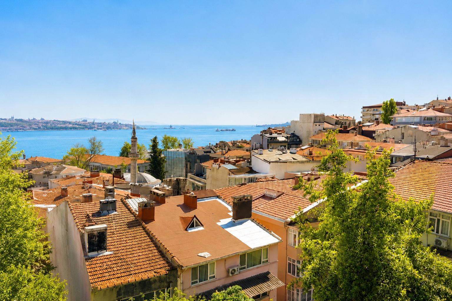 KIZ KULESİ VE BOĞAZ MANZARALI SATILIK 2+1 DAİRE